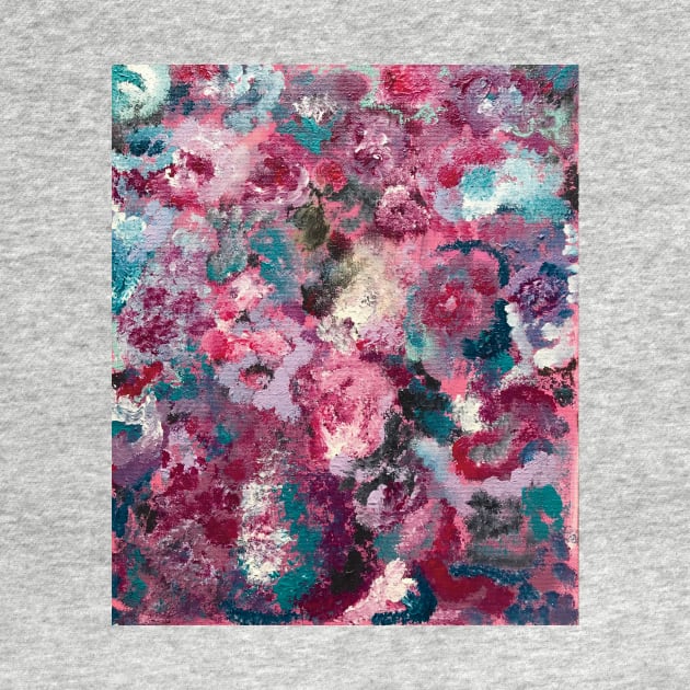 Pastel Dreams - Floral Abstract by Colzo Art